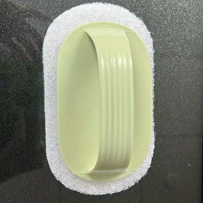 1pcs, sponge cleaning brush with handle, bathroom tub and tile brush, kitchen cleaning sponge scrubber, dish sponge brush, pot brush, durable cleaning sponge, strong stain removal, cleaning supplies, magic sponge, kitchen, bathroom cleaning, stain removal