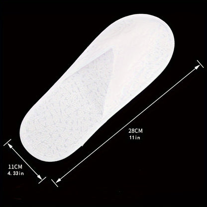 Hypoallergenic Cotton Disposable Guest Slippers - Suitable for Home, Hotel, Spa and Beauty Salon, Foot Spa