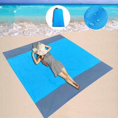 Valentine's Day Picnic Beach Mat, Multicolor No Sand, Compact Travel Size, Lightweight Polyester Fiber Beach Blanket with Accessory Set (Magnesium Rod/Flint Not Included)
