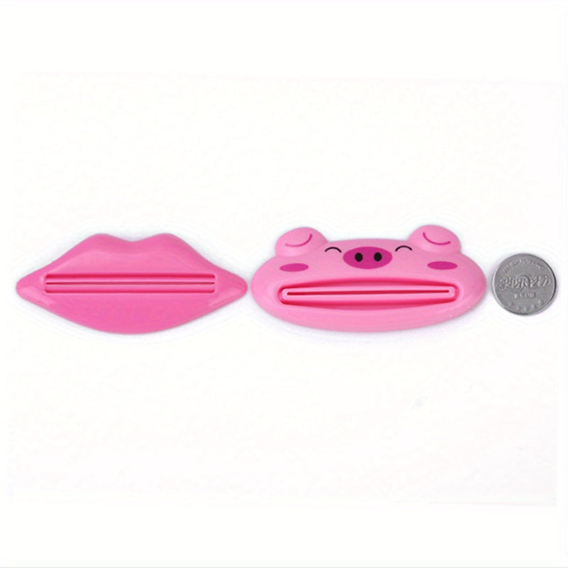 4-pack cartoon toothpaste squeezer: fun kitchen gadget for easy toothpaste dispensing
