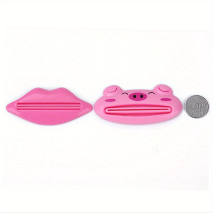 4-pack cartoon toothpaste squeezer: fun kitchen gadget for easy toothpaste dispensing