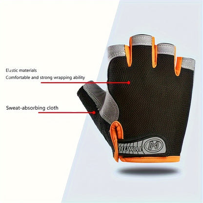Breathable Non-slip Fitness Gloves - Suitable for Cycling and Outdoor Sports,