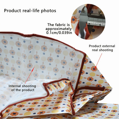 Bohemian style large storage bag - multifunctional, foldable clothes and quilt storage bag, perfect for moving and seasonal sorting, practical hook
