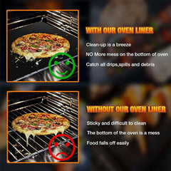 1 Heavy Duty Non-Stick Oven Liner, Reusable