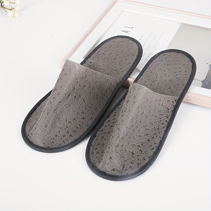 Hypoallergenic Cotton Disposable Guest Slippers - Suitable for Home, Hotel, Spa and Beauty Salon, Foot Spa