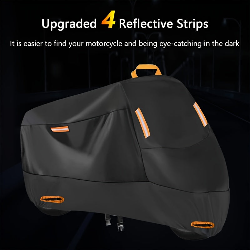 Premium Waterproof and UV Resistant Motorcycle Cover - Durable outdoor protection for motorcycles and bicycles, dustproof and easy to care for