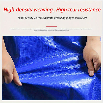 Vandham Heavy-Duty Waterproof Tarpaulin, PE Material, Multipurpose Tarp for Car, Home, Camping, Rain Cover, Protection Canopy - Durable and UV Resistant
