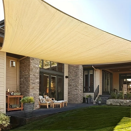 1 piece high density sunshade net for outdoor comfort - 90% UV protection, breathable, suitable for backyard, patio, pool - no extra straps required