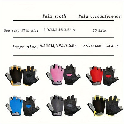 Breathable Non-slip Fitness Gloves - Suitable for Cycling and Outdoor Sports,