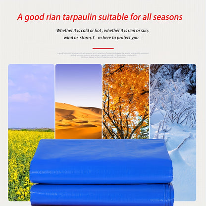 Vandham Heavy-Duty Waterproof Tarpaulin, PE Material, Multipurpose Tarp for Car, Home, Camping, Rain Cover, Protection Canopy - Durable and UV Resistant