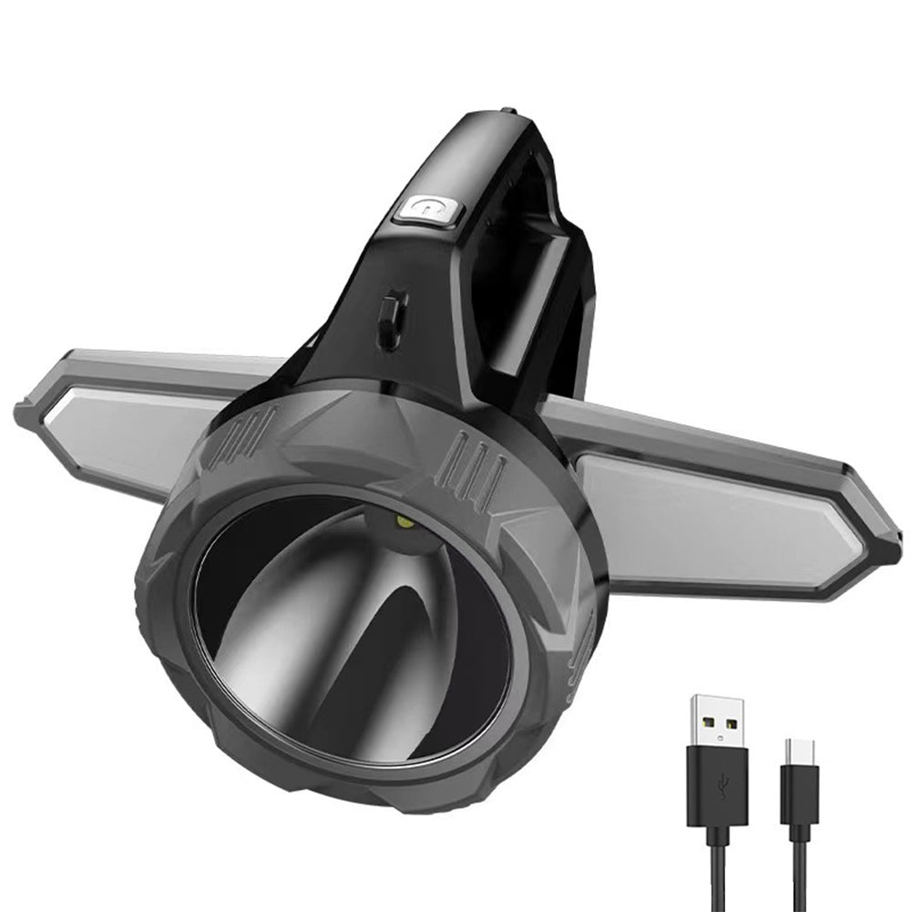 FA-2368 Portable Solar Powered Lamp With Hanging Hook, Double As A Power Bank