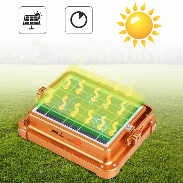 Aerbes AB-TA253 Multifunctional Rechargeable Solar Powered Work Light 120W