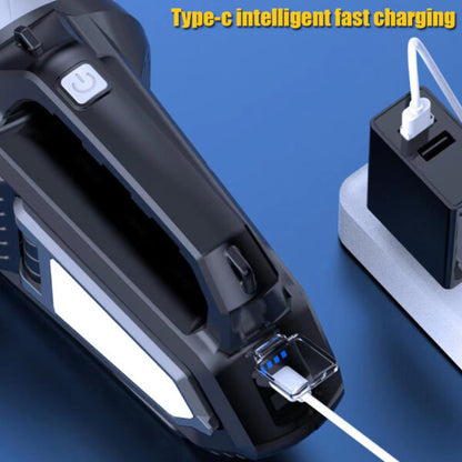 FA-2368 Portable Solar Powered Lamp With Hanging Hook, Double As A Power Bank