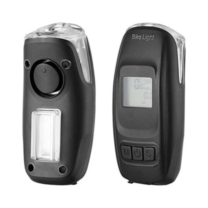 Aerbes AB-ZX08 Bicycle Front Light Code Meter Horn With Digital Display