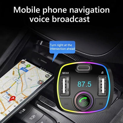 Wolulu AS-50901 Wireless Car FM Transmitter Charger 3.1A