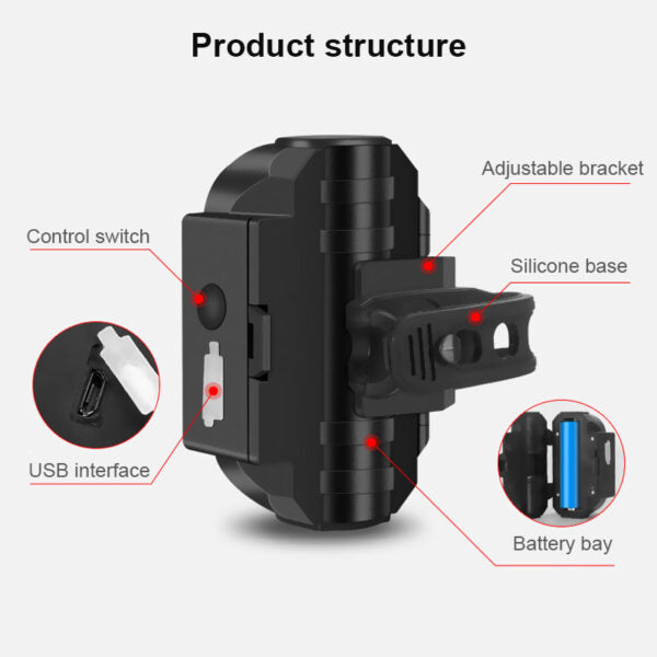 FA-906 USB Rechargeable Waterproof Bicycle Front Light