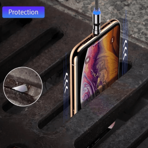 360° 3 in 1 Magnetic Cable Micro USB Type C Lightning