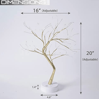 D-1 36 LED Peral Home Decor Tree Light USB DC/Battery Operated