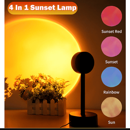 USB LED Projector Atmosphere RGB Lamp With Filters