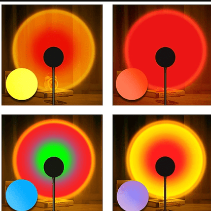 USB LED Projector Atmosphere RGB Lamp With Filters