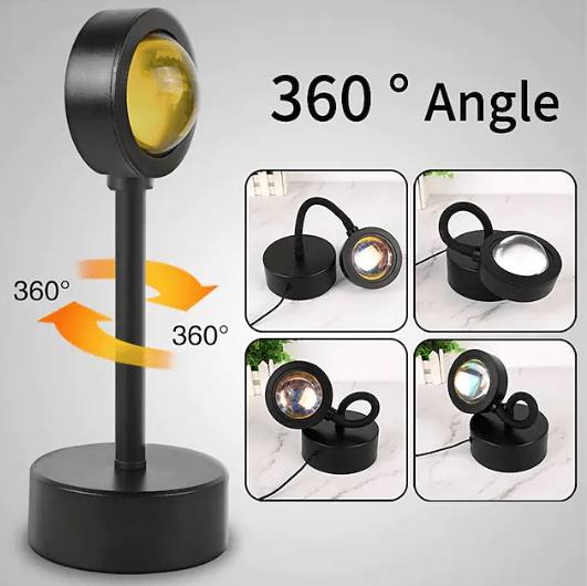 USB LED Projector Atmosphere RGB Lamp With Filters