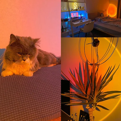 USB LED Projector Atmosphere RGB Lamp With Filters