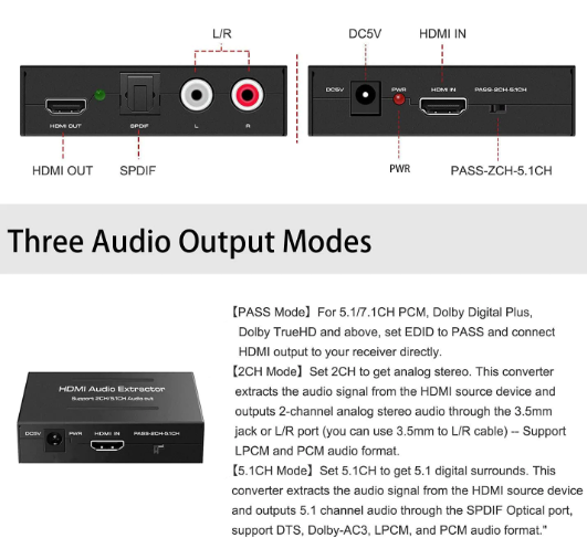 XF0098 HDMI Audio Return Channel Adapter