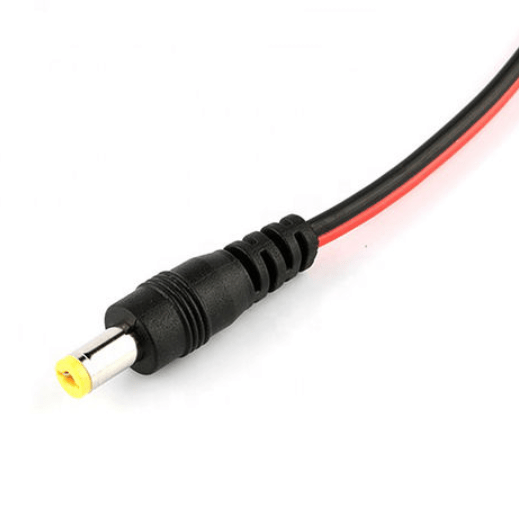 DC Power Cord 5.5 x 2.1mm Male Pack of 100