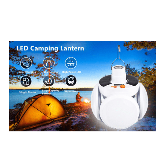 Aerbes AB-TA182 Waterproof LED Solar Powered Emergency Charging Lamp With Hanging Hook