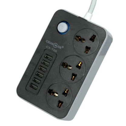 CX-T05-W Multi-Port Fast Digital Charging Plug
