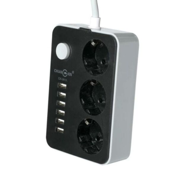 CX-T05-W Multi-Port Fast Digital Charging Plug