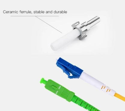 XF0165-2 SC/APC – LC/UPC Simplex Single Mode Fiber Optic Patch Cord 2.0mm 8M