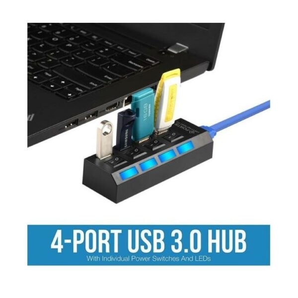 Aerbes AB-C226 USB 3.0 High Performance 4-Port USB Hub
