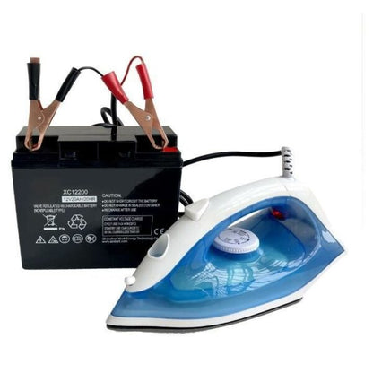 AN-205 Steam Iron With Battery Leads