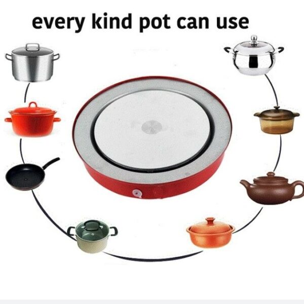 Single Plate Stove With Battery Leads 12V 450W