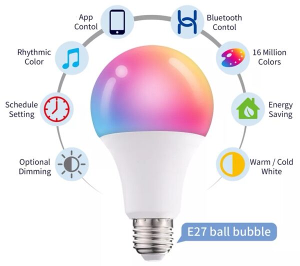 Aerbes AB-Z1123 Smart LED Bulb E27