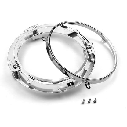 motorcycle headlight Mounting Bracket Ring Mount Brackets 7inch Round Headlight Motorcycle For Wrangler JK For Hummer