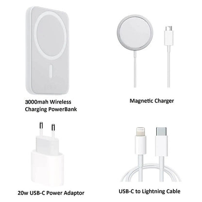 SE-TQ33 Smart Watch And Bluetooth Earphones Set With 3000mAh Magnetic Wireless Charger MVP-135