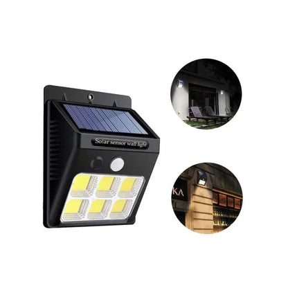 Aerbes COB Solar Powered Wall Light  1200mah Battery