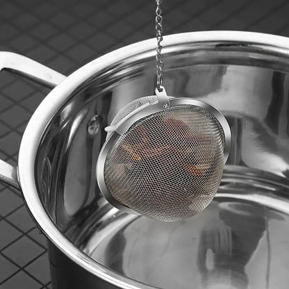 Stainless Steel Herbal Infuser Ball with Locking Clasp