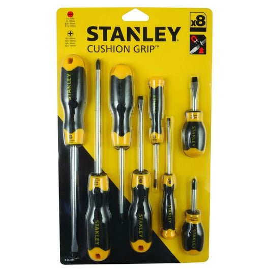 Cushion Grip 8 Piece Screwdriver Se
