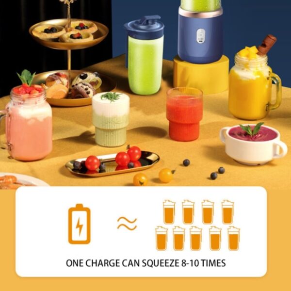 Aorlis AO-78228 Portable Double Cup Rechargeable Blender 300ml 40W