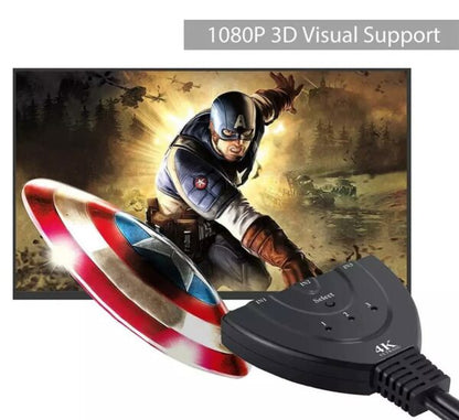 SE-LH3*1 HDMI Switch 1080P 3-in-1 Switcher