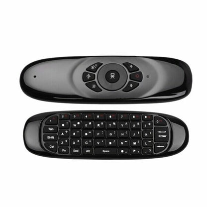 XF0753 RGB Backlight Wireless 2.4Ghz Air Mouse Remote Control With Qwerty Keyboard