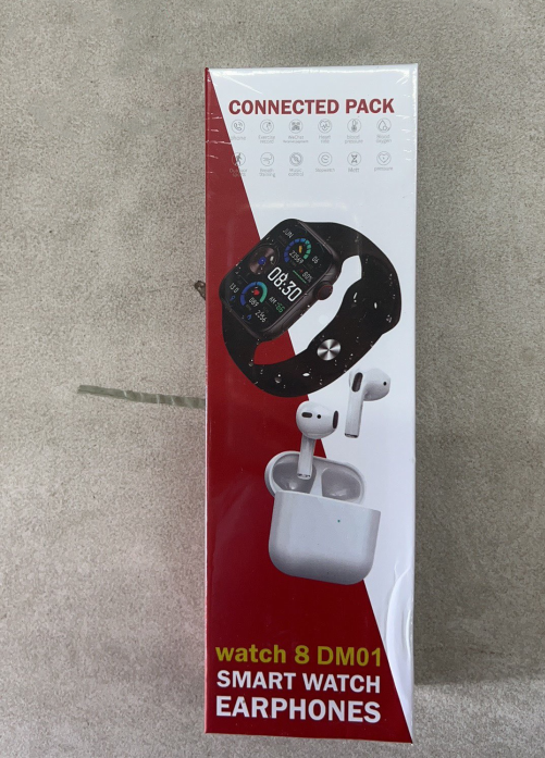 Sporting Set Bluetooth Earphones + Bluetooth Watch