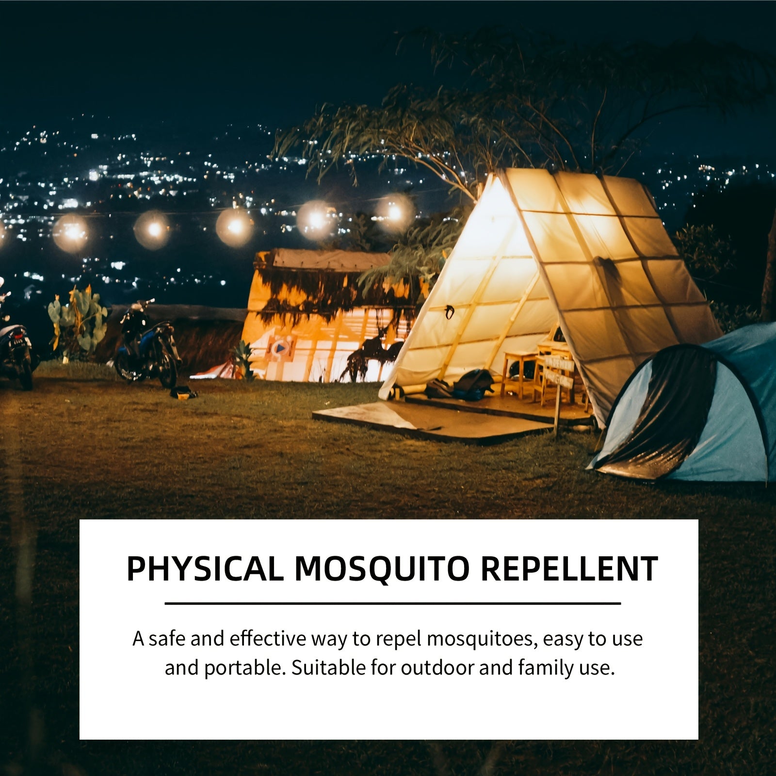 Black Electronic Mosquito Repellent Wristband – Comfortable Fit  Physical Insect Repellent  Non Toxic  Unisex Design  Suitable for Fishing and Outdoor Activities  Includes 2 Button Batteries  Stylish Wearable Bracelet | Modern Wearable | Physical Insect R