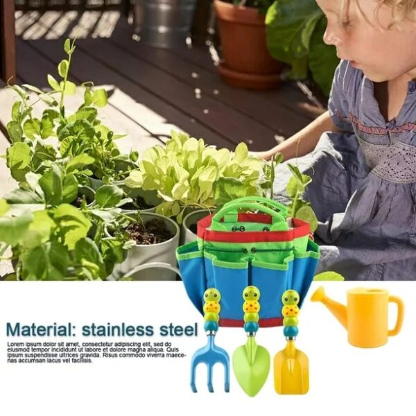 Caterpillar Shaped Children's Gardening Tool Set 5 In 1