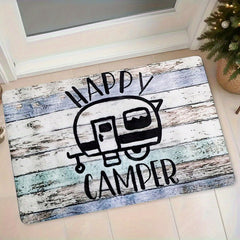 1Pc Flannel Doormat Bathtub Design 450G/㎡ 10Mm Thickened For