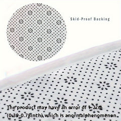 1Pc Cartoon Small Fish Pattern Floor Mat Carpet Living