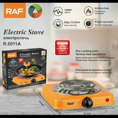 RAF R.8011A Single Plate Electric Stove 1000W